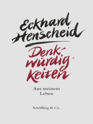 cover image of Denkwürdigkeiten